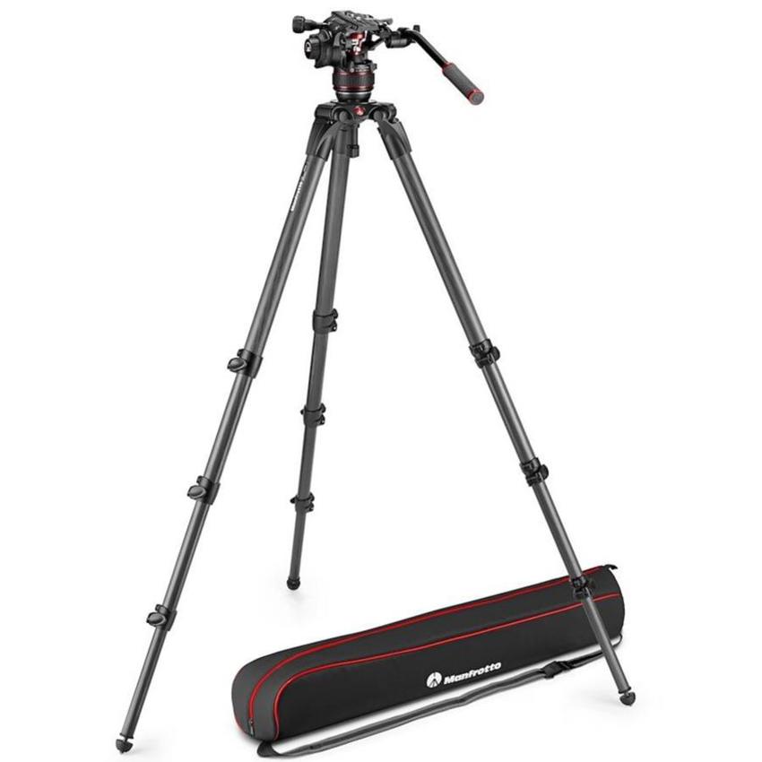 MANFROTTO Nitrotech 608 & 536 Carbon Stativ und Tasche