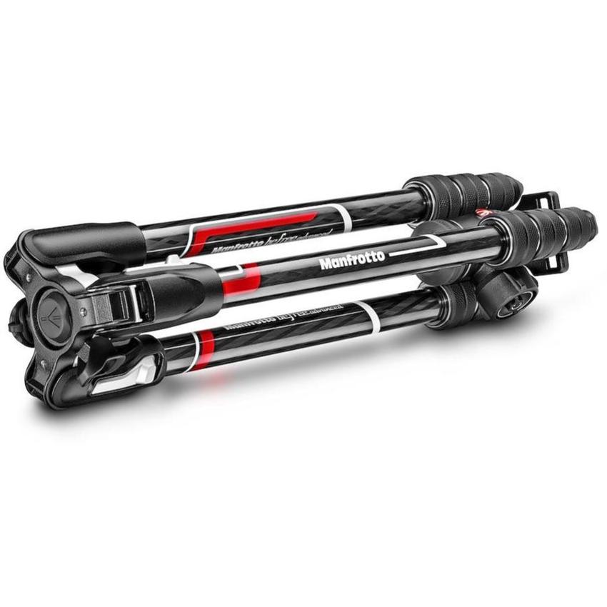 MANFROTTO Kit Twist aus Befree Advanced Carbon Reisestativ, Kugelkopf & Schnellwechselplatte, Tragetasche