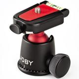 JOBY Kugelkopf 3K schwarz / rot Kugelkopf für DSLR- und spiegellose Kameras