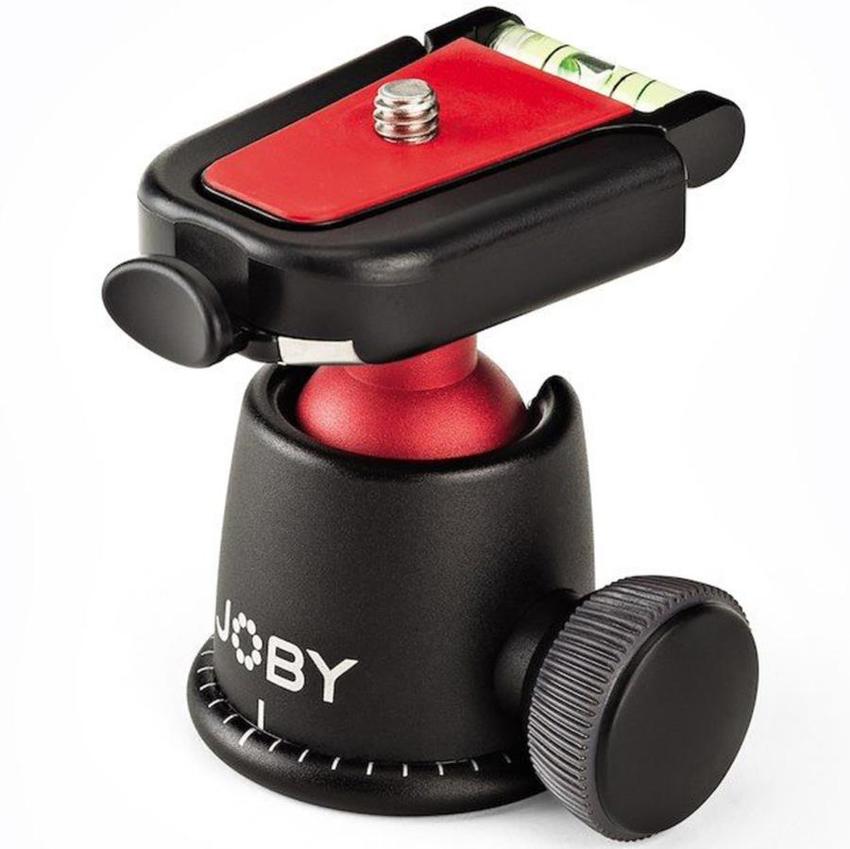 JOBY Kugelkopf 3K schwarz / rot Kugelkopf für DSLR- und spiegellose Kameras