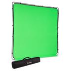 Manfrotto EzyFrame Background 2 x 2.3m Chroma Key Green !! NICHT MEHR LIEFERBAR !!
