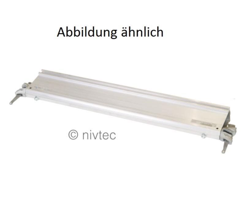 Nivtec Lastenträger ALU 100cm mit Keilköpfen aus verzinktem Stahl, für hohe Bühnenbauten in Verbindung