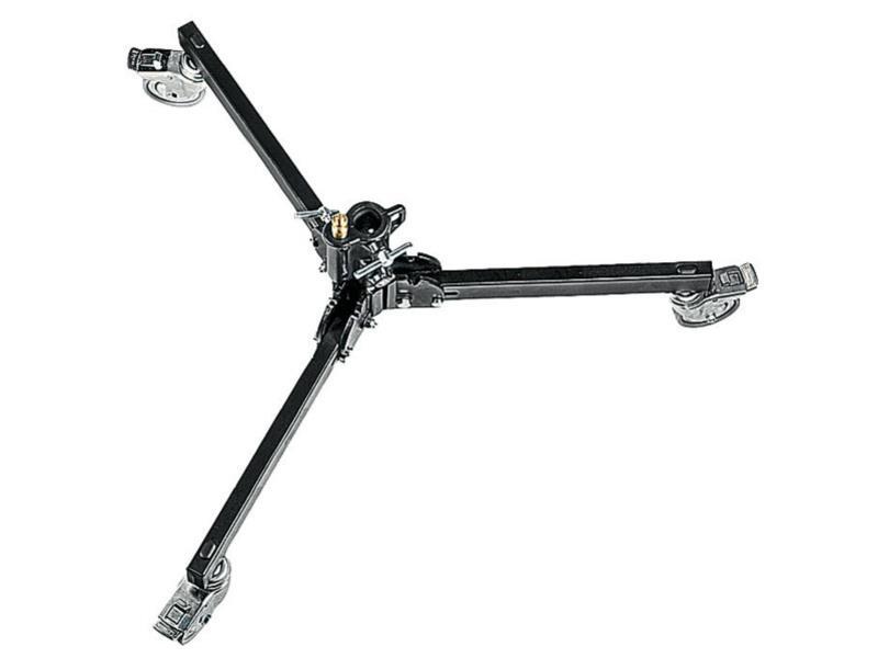 MANFROTTO BLACK LARGE BRAKE BASE WITH BRAKED WHEELS LARGE STUDIO FOLD/BASE ONLY W/BRAKED WHEELS