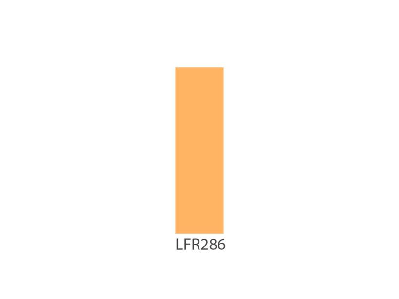 LEE-Filters, Nr. 286, Rolle 762x122cm    *** RESTPOSTEN *** normal, 1 1/2 C.T. Orange / CTO