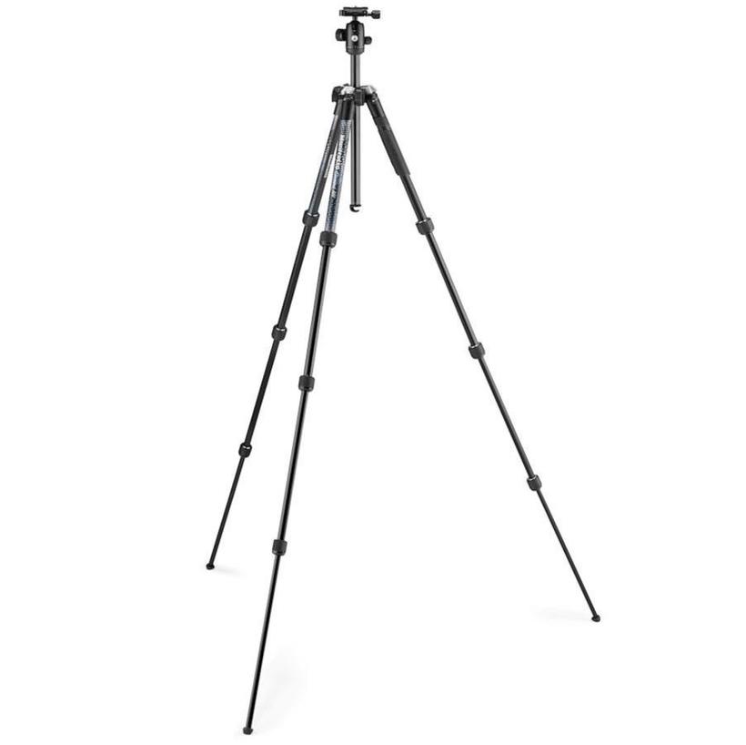 MANFROTTO Element MII Mobile Bluetooth Aluminium Fotostativ mit Kopf und Smartphone-Klemme, schwarz    DISCONTINUED!!!!!