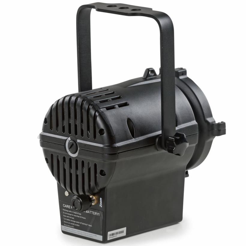 EXPOLITE LED Fresnel Micro HD Akku WW, 3200K, 12°-34° manuell