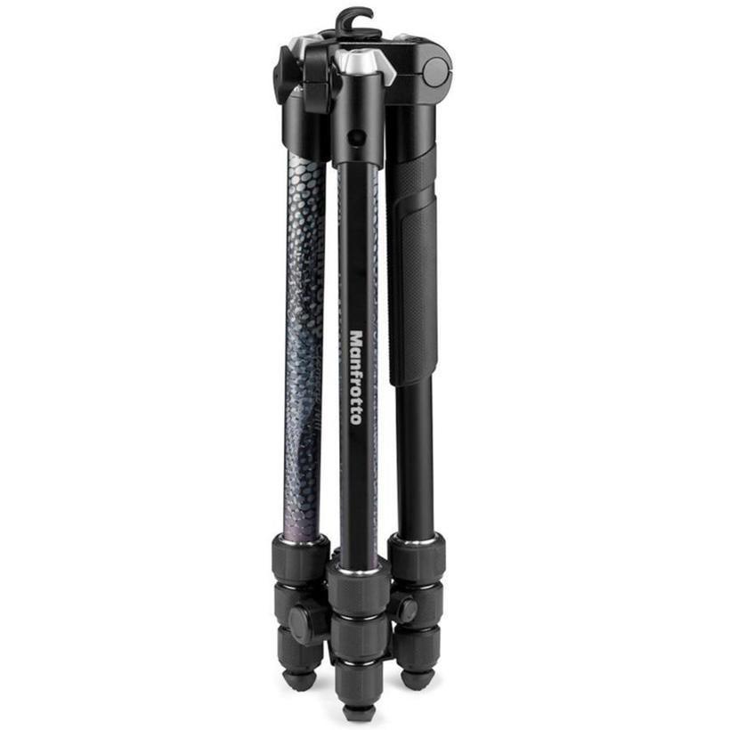 MANFROTTO Element MII Mobile Bluetooth Aluminium Fotostativ mit Kopf und Smartphone-Klemme, schwarz    DISCONTINUED!!!!!