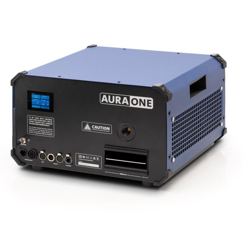 Look AURA ONE Nebelmaschine 500W, wasserbasierter Hazer, PowerCON True1, inkl. 5 Liter Kanister Aura-Fluid