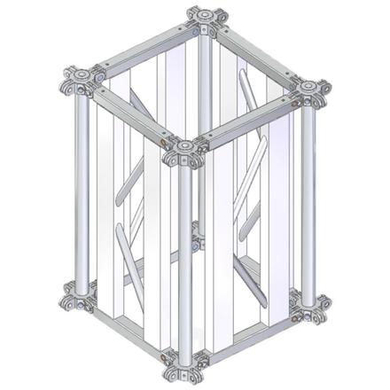 Litec RL105X4 HL 105 rectangular - 4 ways corner