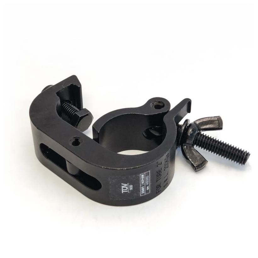 Ultralite Coupler, Self lock Haken, schwarz, M12-Schraube 48-51mm, mit TÜV, belastbar bis 200kg, KCP-838B-M12