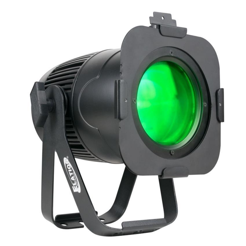 ELATION Fuze Par Z60 IP, inkl. Flügeltor und FFR 60W RGBW LED, 7°-39° Zoom, schwarz, IP 65