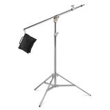 MANFROTTO BOOM STEEL STAND 39 Boom-Stativ mit Gleitfuß und Sandbag Ausgleich