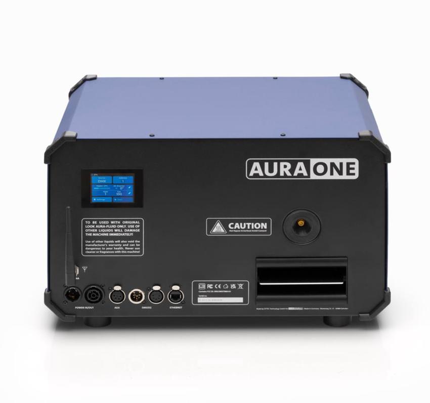 Look AURA ONE Nebelmaschine 500W, wasserbasierter Hazer, PowerCON True1, inkl. 5 Liter Kanister Aura-Fluid