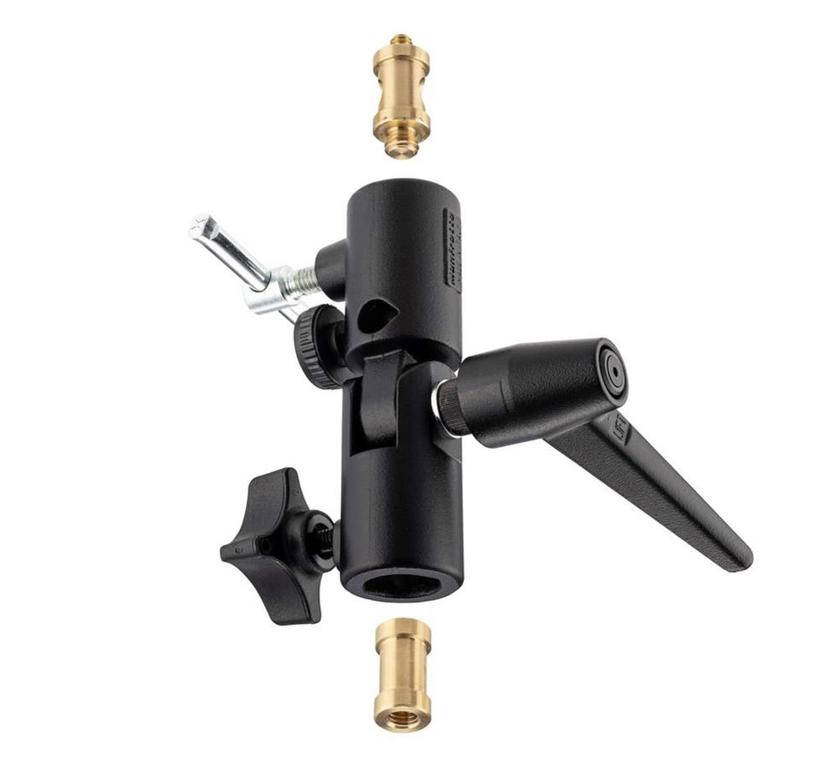 MANFROTTO LITE TITE SWIVEL+ UMBRELLA ADPT SCHIRMNEIGER, Blisterverpackung