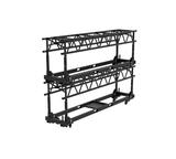 FPR Cart For Truss, 2.39 m length, black Folding and height-adjustable forks