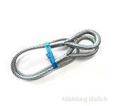 Ultralite Anschlagseil 08mm, 0.50m lang, 0700kg EN13414 beidseitige Kausche nach DIN6899BF