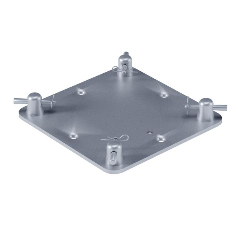 Litec FP30  Universal 29cm truss floor plate, 300x300mm, 8mm thick, (incl. connectors K370), Bodenplatte