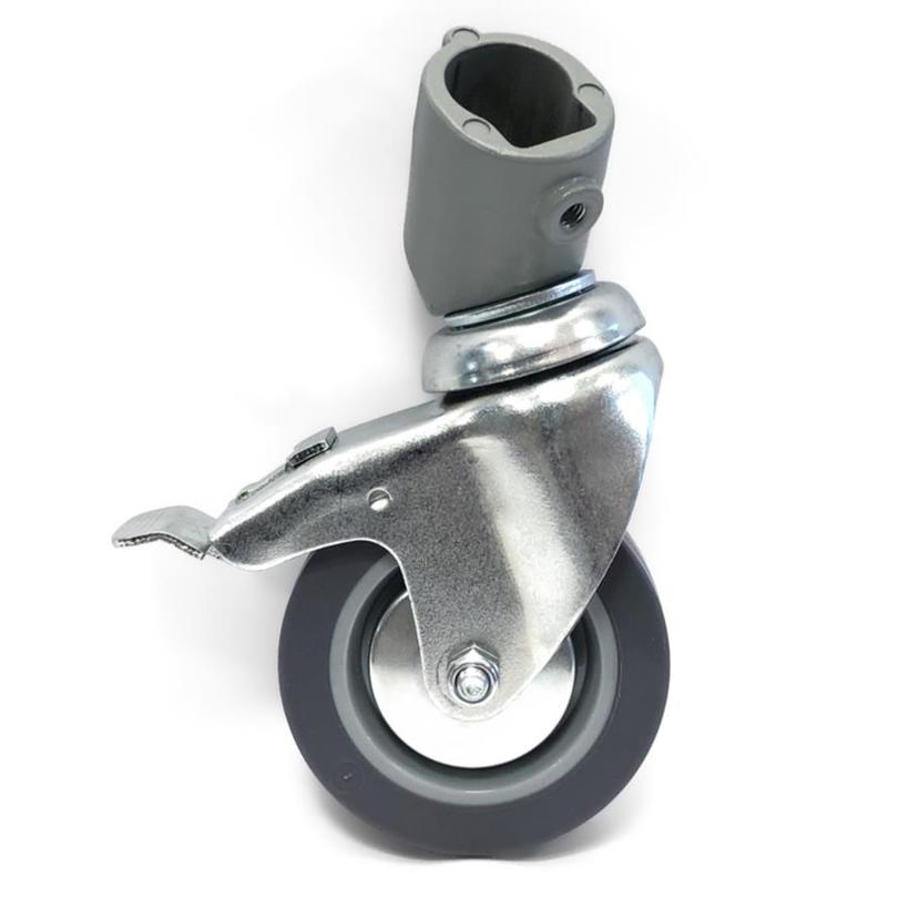 MANFROTTO WHEEL SET 75MM W/BRAKES (3 wheels per set) 22MM SLEEVE ATTACHMENT, Rädersatz Ø75 mm/22 mm u. Bremse