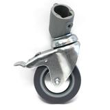 MANFROTTO WHEEL SET 75MM W/BRAKES (3 wheels per set) 22MM SLEEVE ATTACHMENT, Rädersatz Ø75 mm/22 mm u. Bremse