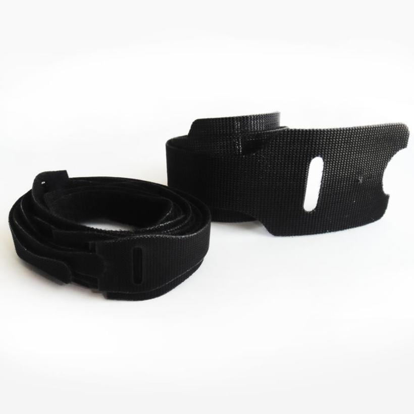 Kabelklett-Bänder schwarz, 13mm x 200mm 10er Pack / KLETT 20-200 B