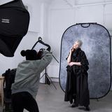 Manfrotto Textilhintergrund Urban (1,5m x 2,1m) Rauch/Beton