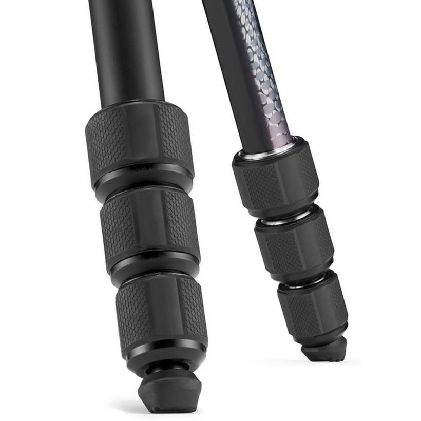 MANFROTTO Element MII Mobile Bluetooth Aluminium Fotostativ mit Kopf und Smartphone-Klemme, schwarz    DISCONTINUED!!!!!