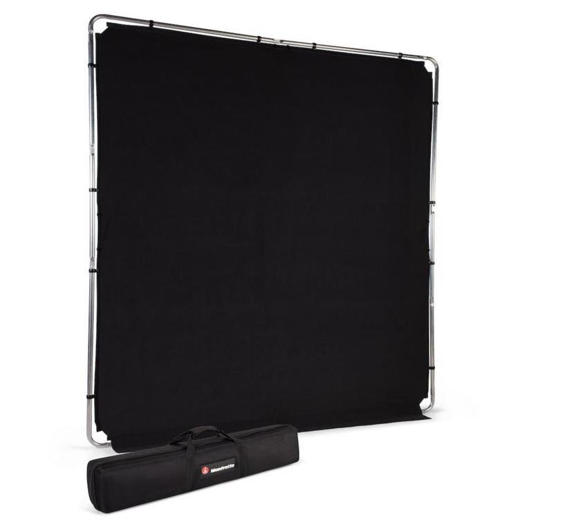 Manfrotto EzyFrame Background 2 x 2.3m Black EzyFrame Hintergrund 2 m x 2,3 m Schwarz