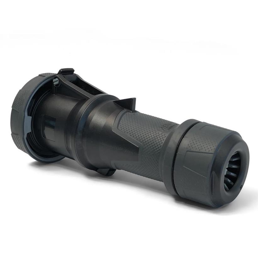 CEE Mennekes, 5pol, 63A/400V, Kupplung, Farbe schwarz, IP67 "PowerTOP Xtra", 6H,