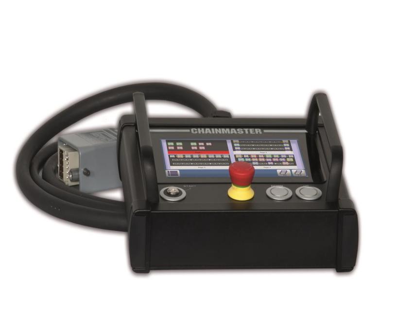 Chain Master D8+ Stage Operator Fernbedienung 7"Touch Screen 7" Touchscreen - 16:9 Format Robustes Alu-Stangguss-Gehäuse