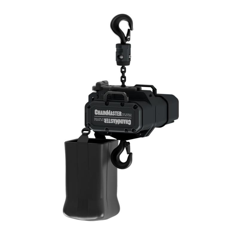 ChainMaster Rigging Lift BGV D8+ Ultra, max. 1000kg, 12,5m Kette, Kettenspeicher, 4m/min, Kabel 1m, CEE16/4
