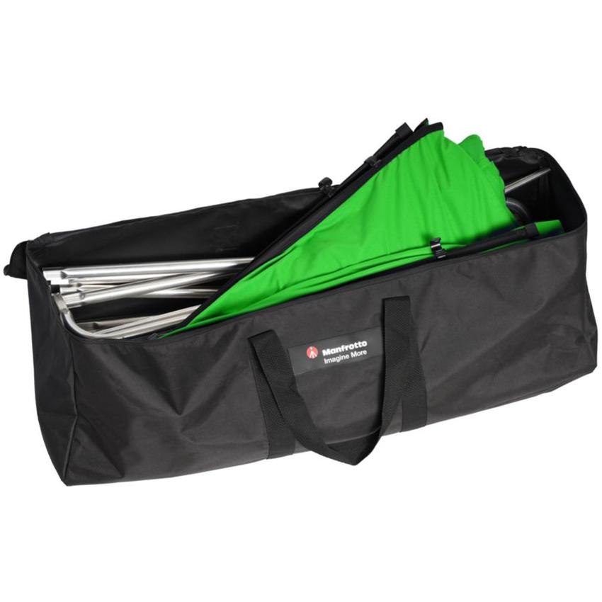 MANFROTTO Chroma Key FX Background Green 4m x 2.9m (Kit mit Stoff und Rahmen)