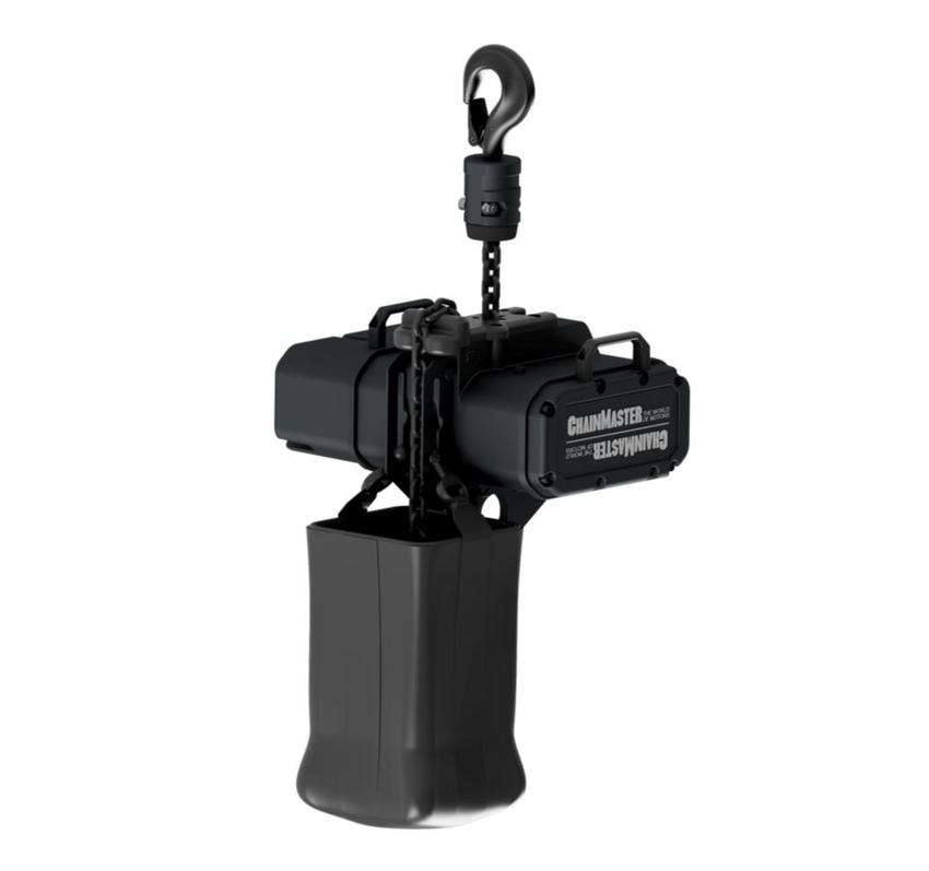ChainMaster Rigging Lift BGV D8+ Ultra, max. 1000kg, 18,75m Kette Kettenspeicher, 4m/min, Kabel 1m, CEE16/4