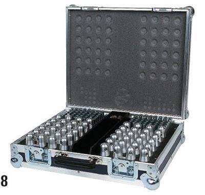 Case für 48 Trussverbinder incl. Trussverbinder und Hammer