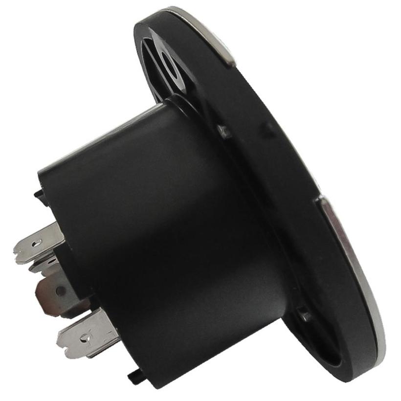Speakon 8-poliger Einbaustecker RUND!!!, G-Form Nickel !! ABVERKAUF !! SONDERPREIS     Alternative: NL8MPR