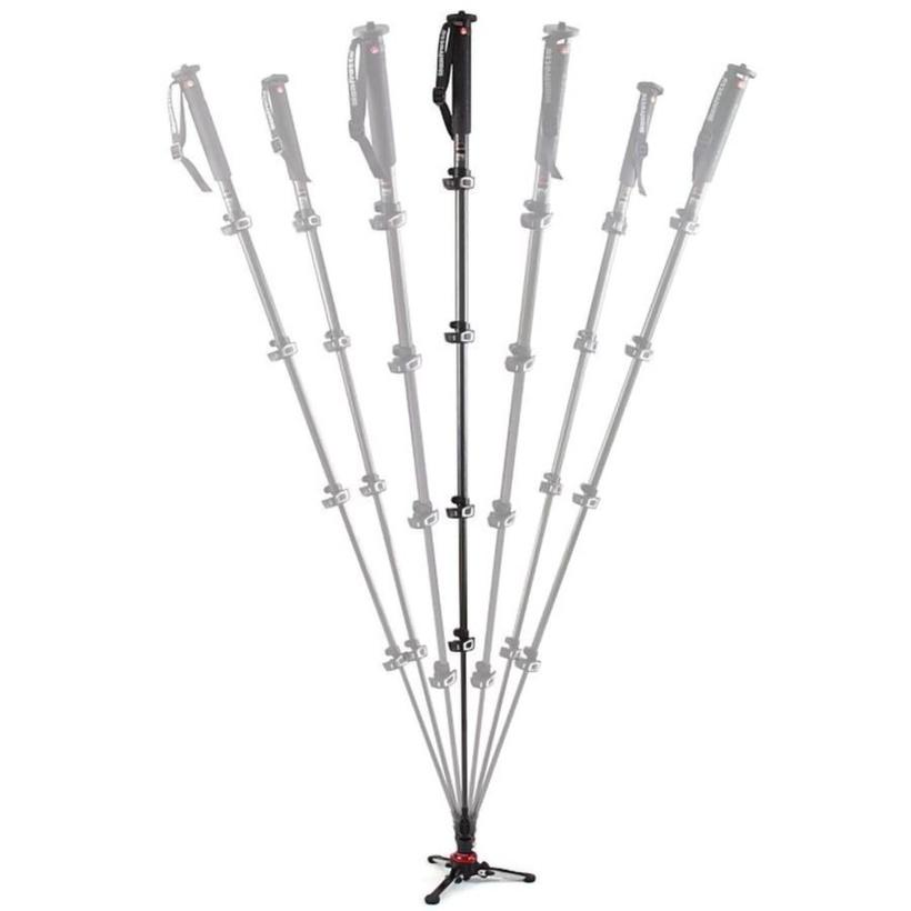 MANFROTTO XPRO Video-Einbeinstativ Carbon, 5 Segmente 