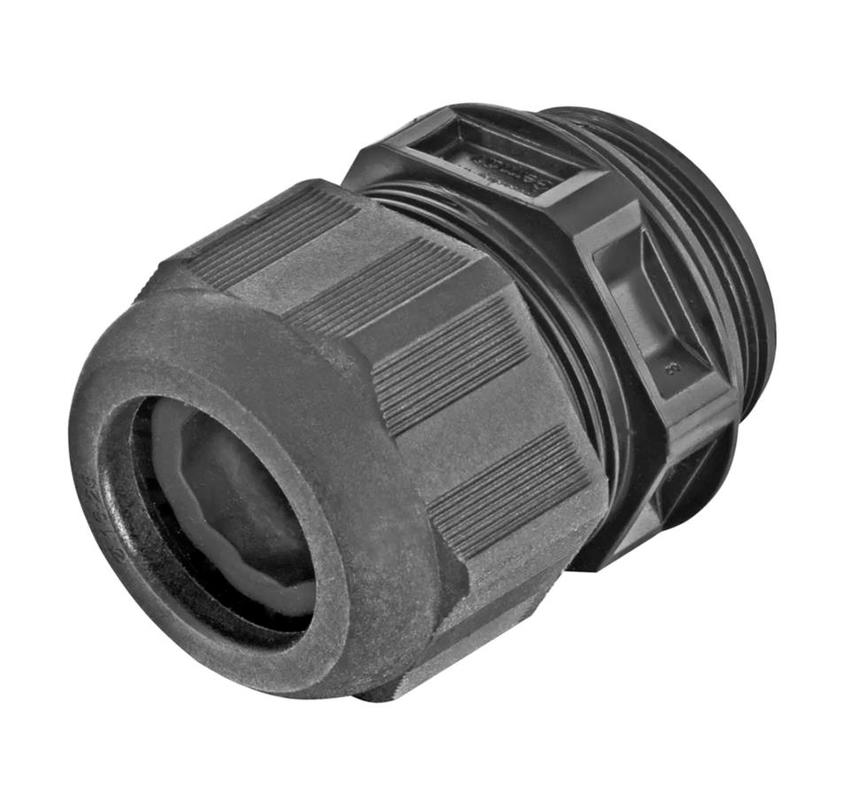 Harting Han-Eco® M40, Kabelverschraubung M40, Klemmbereich 20-26mm, RAL 9005 SCHWARZ