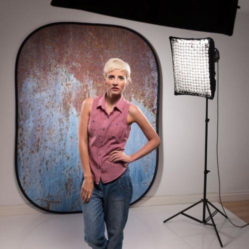 Lastolite Textilhintergrund Urban (1,5m x 2,1m) Rost/Backstein