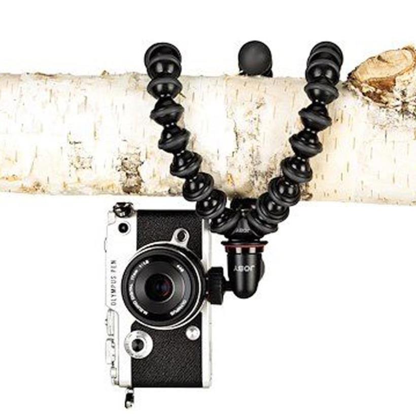 JOBY GorillaPod 1K Stativ Kit für spiegellose und Kompakt- kameras, Kompaktes Stativ und Kugelkopf für fortgeschrittene