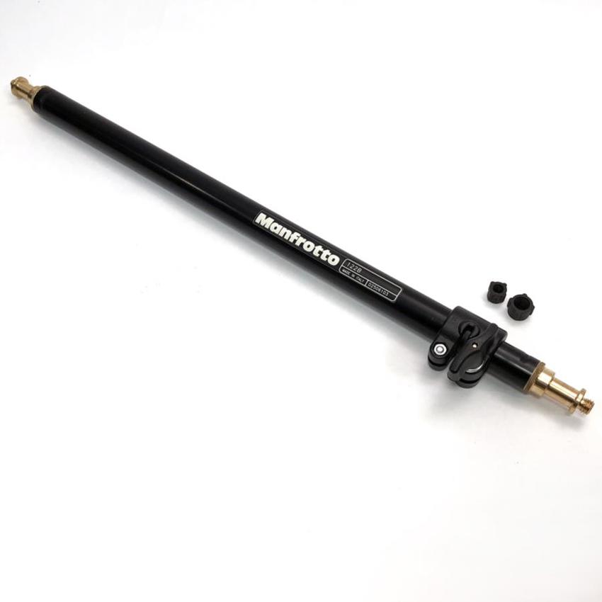 MANFROTTO BACKLITE POLE BLACK ALU, Stativrohr schwarz, mit doppeltem männlichen Zapfen