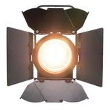 ELATION KL Fresnel 4" Scheinwerfer (inkl. Flügeltor und FFR) 50W, Key Light LED Engine 3000K, DMX, schwarz