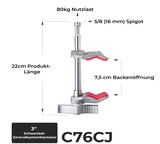 Manfrotto 3" Center Jaw Vice Clamp Länge: 22cm, Gewicht: 550g