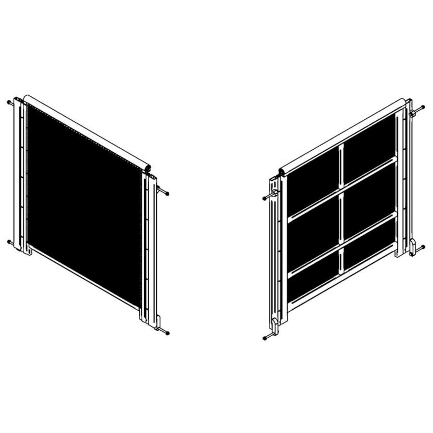 Litec SASSL-A290 !! PREIS AUF ANFRAGE !! Crowd Barrier 0-90° Corner L=1035mm + CK