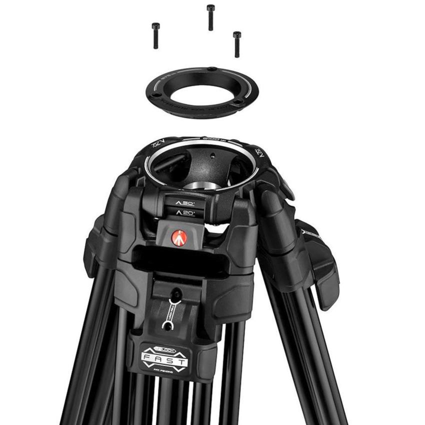 MANFROTTO Doppelrohrstativ 645 Fast Twin Alu 