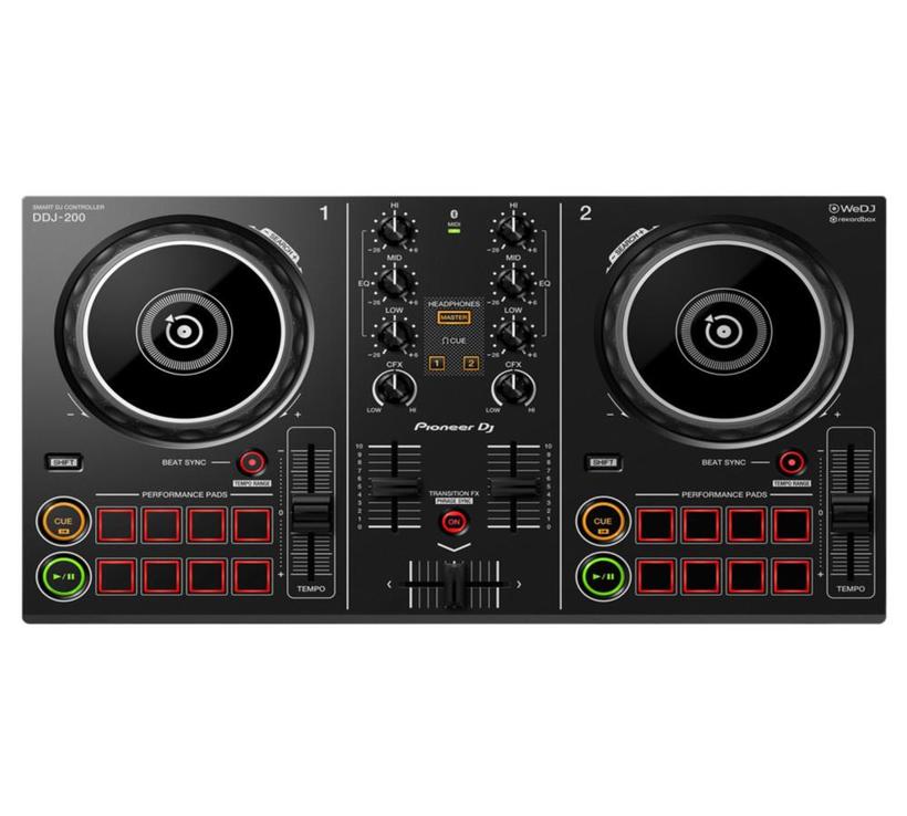 Pioneer DDJ-200, 2 Channel DJ Rekordbox Controller 