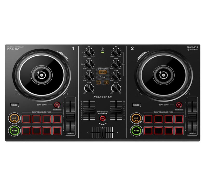 Pioneer DDJ-200, 2 Channel DJ Rekordbox Controller 