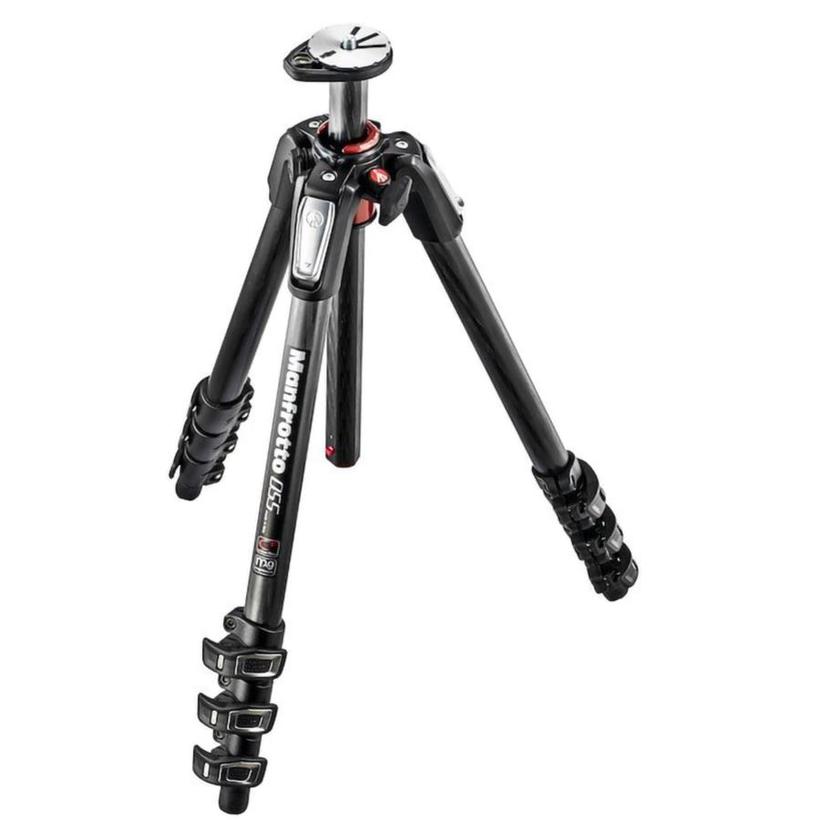 MANFROTTO 055 Carbon Stativ QPL, 4 Segmenten max. Höhe: 170cm, max. Belastung: 9kg