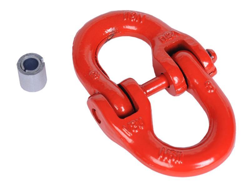 Verbindungsglied, rot, für Kette 8mm, EN 818-4 