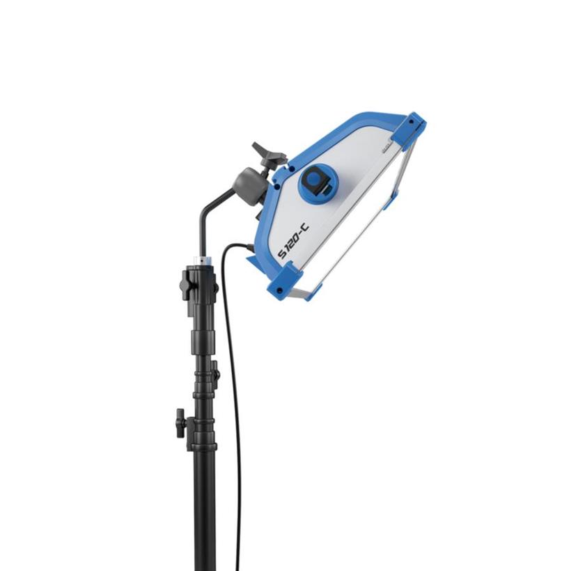 ARRI SkyPanel S120-C LED Soft Light RGB-W 3m Kabel, Center Mount, blau-silber, Schuko