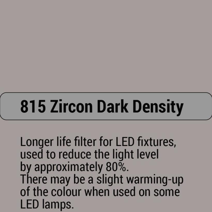 LEE-Filters, Zircon Nr. 815, Rolle 305x120cm Zircon Dark Density