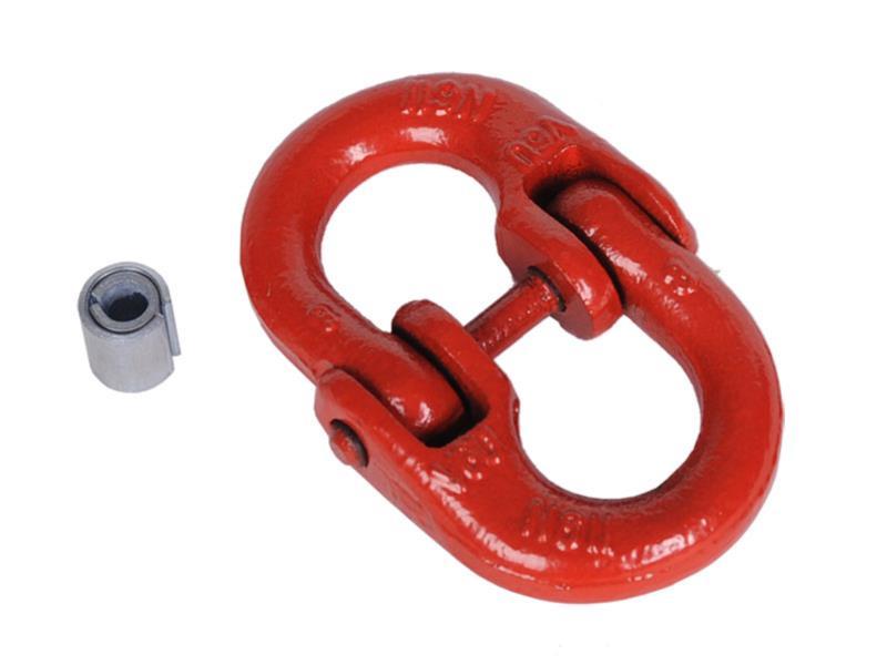 Verbindungsglied, rot, für Kette 6mm, EN 818-4 